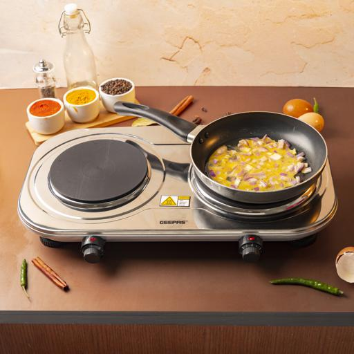 GEEPAS DOUBLE STAINLESS STEEL HOTPLATE GHP32024 Deko Power Sri Lanka